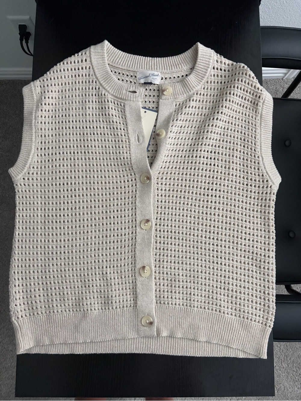 Crocheted vest